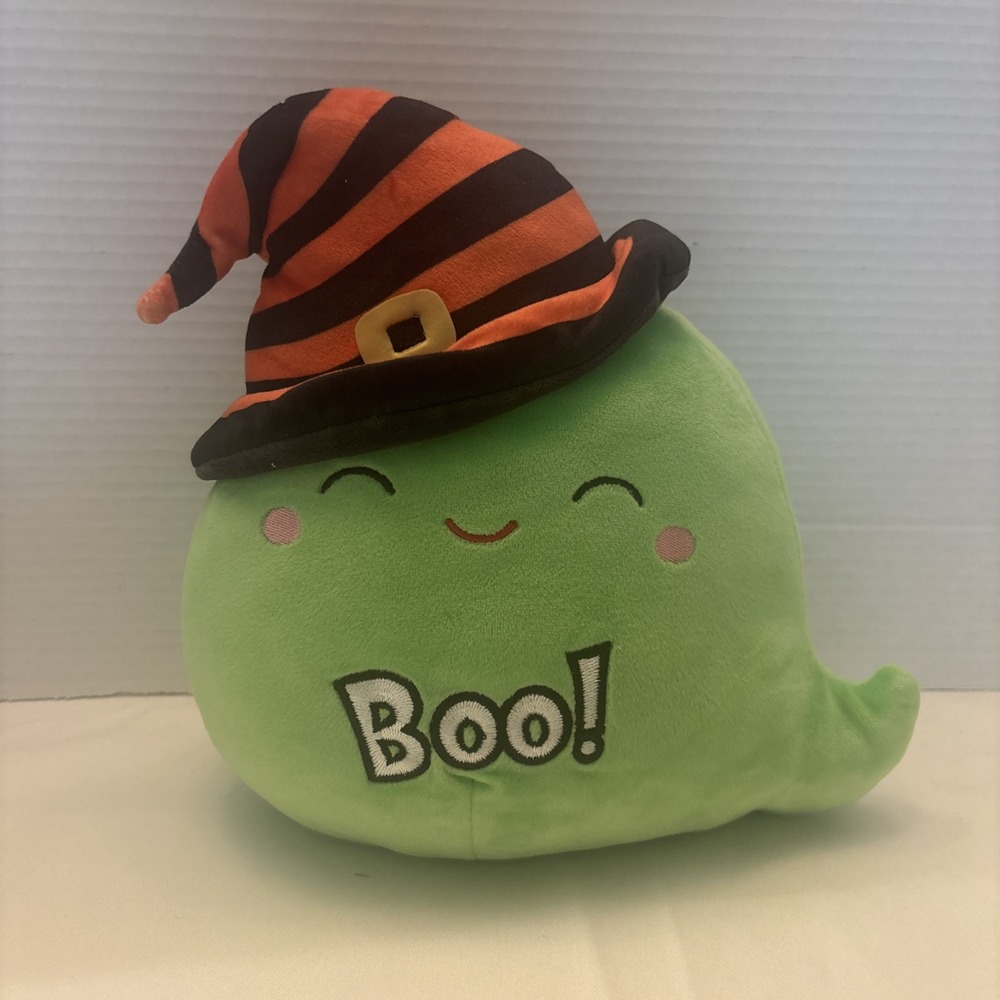 Jeurgen the Neon Green Ghost 10"Halloween Squishmallows by KellyToy Plush 2021